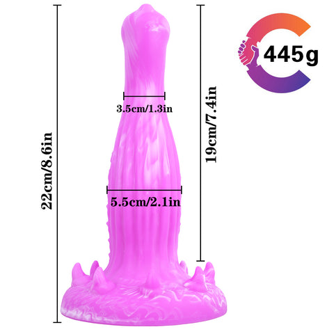 MD 8.6" Alien Silicone Fantasy Dildo / Anal Plug