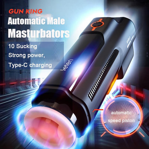 LETEN Gun King Turbo Telescopic Male Masturbator