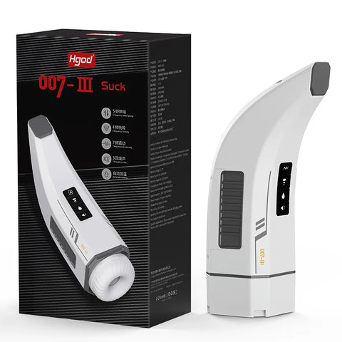 Hgod 007 III Automatic Sucking & Vibration Telescopic Heating Male Masturbator