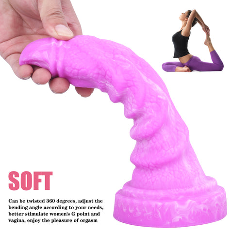 MD 8.6" Silicone Alien Fantasy Dildo / Anal Plug