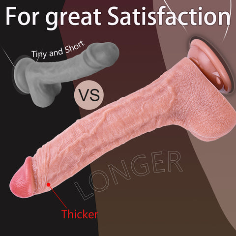 MD 10.43" Giant Realistic Dildo - Flesh