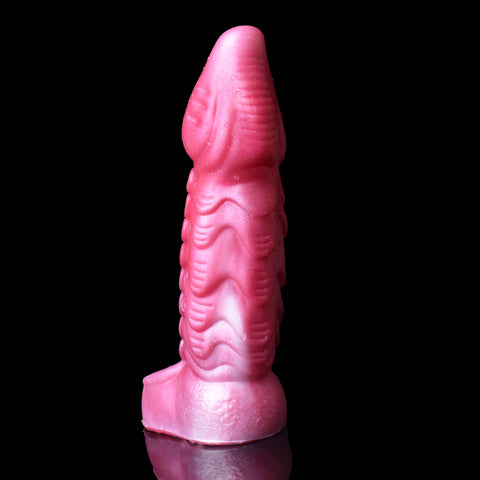 FAAK Red Dragon Fantasy Monster Silicone Penis Sleeve Cock Extender - 304