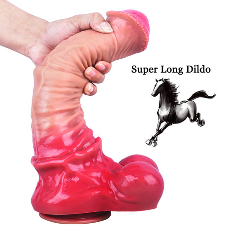 MD 13.77" Alien Horse Fantasy Silicone Giant Dildo