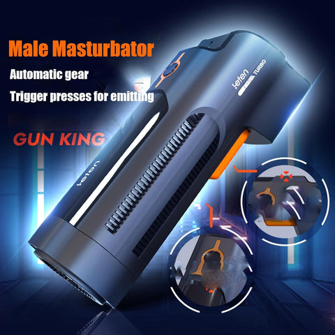 LETEN Gun King Turbo Telescopic Male Masturbator