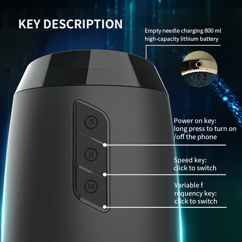 UNIMAT Rotating & Suction Stroker Male Masturbation Cup