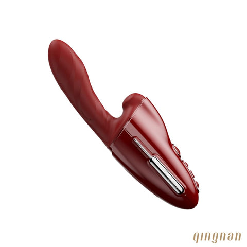 Qingnan #9 Sex Machine Set - Wearable Auto Heating Rotating Vibrator