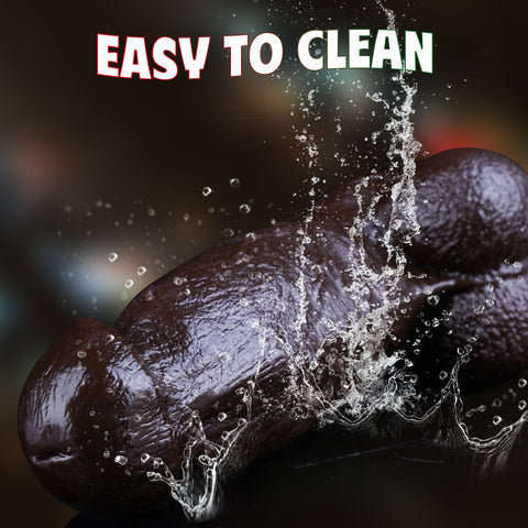 MD 9.06" Thick Realistic Dildo - Coffee