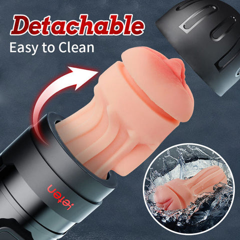 LETEN Powerful Blasting Male Masturbator - App Remote Control Vibration