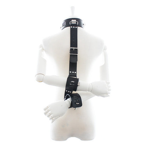 BDSM Handcuffs & Collar Restraint Bondage Kit with 2x Free Padlock