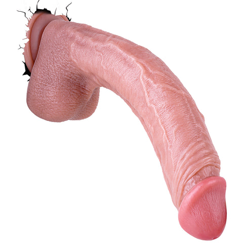 MD 10.43" Giant Realistic Dildo - Flesh