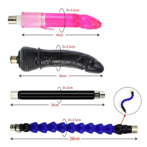 DS-A2-D Auto Thrusting Sex Machine with 7 Attachments Kit