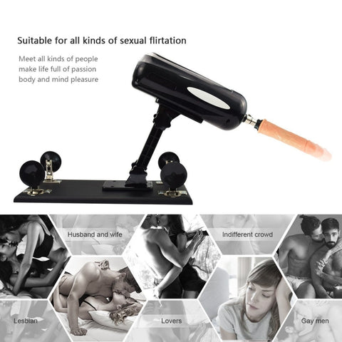 DS-A2-D Auto Thrusting Sex Machine with 7 Attachments Kit