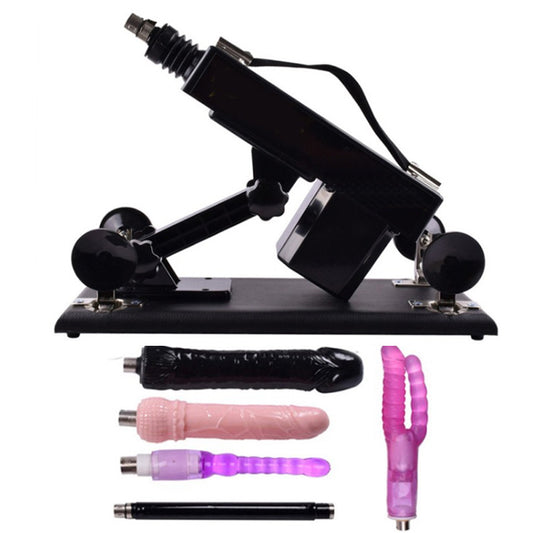 A6-B Auto Thrusting Sex Machine with 5 Attachments Kit