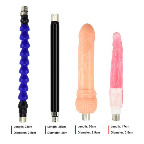 A6-F Auto Thrusting Sex Machine with 7 Attachments Kit