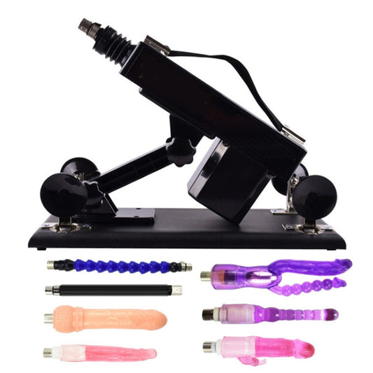 A6-F Auto Thrusting Sex Machine with 7 Attachments Kit