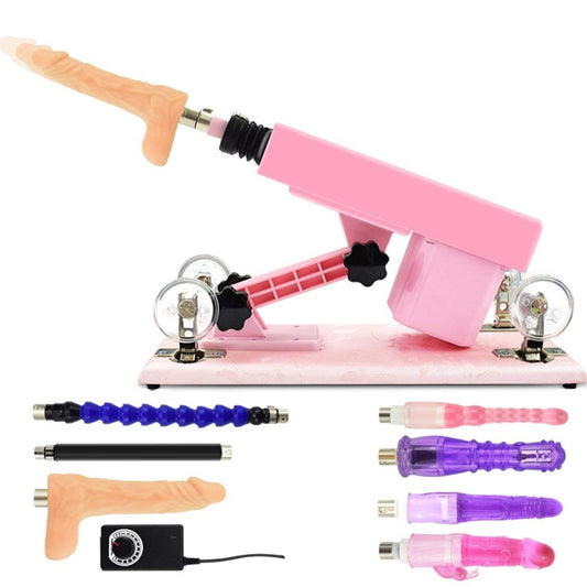 A6-H Auto Thrusting Sex Machine with 7 Attachments Kit