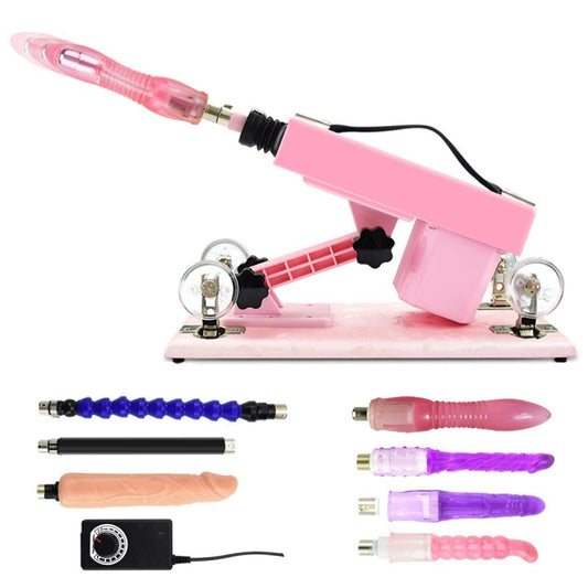 A6-J Auto Thrusting Sex Machine with 7 Attachments Kit