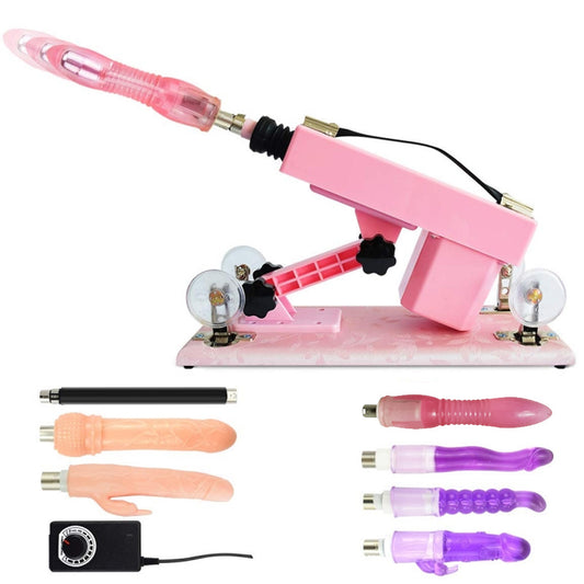 A6-K Auto Thrusting Sex Machine with 7 Attachments Kit