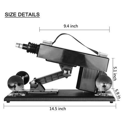 A6-G Auto Thrusting Sex Machine with 7 Attachments Kit