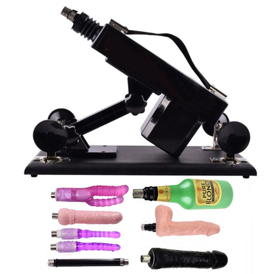 A6-A Auto Thrusting Sex Machine with 8 Attachments Kit