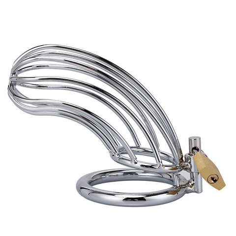 STAINLESS STEEL Male Chastity Device Penis Cage / 3 Ring Size - RYCB013