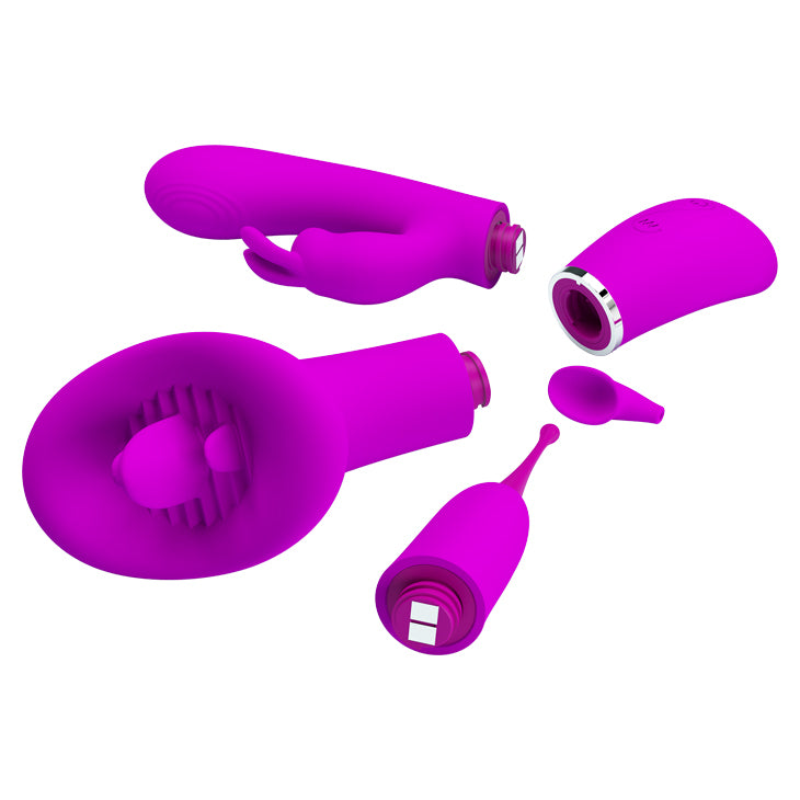 Pretty Love Thrill Kit - Clitoris & Rabbit Vibrator Kit