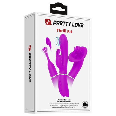 Pretty Love Thrill Kit - Clitoris & Rabbit Vibrator Kit