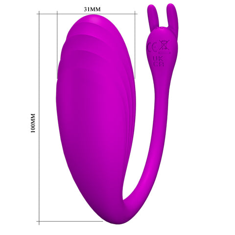 Pretty Love Catalina Bluetooth App Controlled Wearable Bullet Vibrator