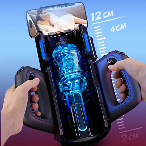 LETEN Cannon King Male Masturbator - Auto Thrusting with Dual-Handle