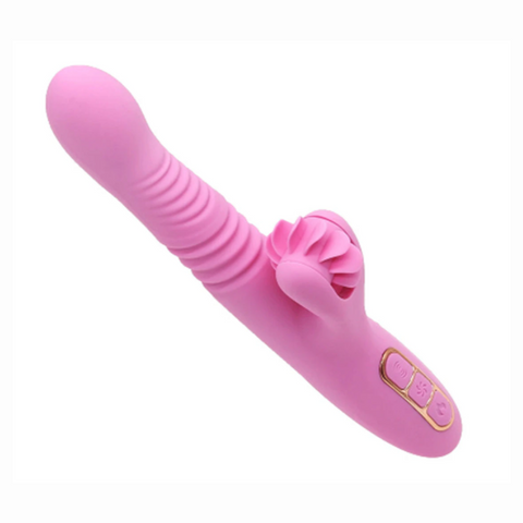 DIBE Auto Rotating Thrusting Rabbit Vibrator Dildo