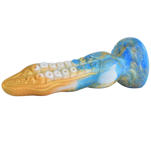 FAAK N5081 22cm Silicone Fantasy Tentacle Dildo - Mixed Color