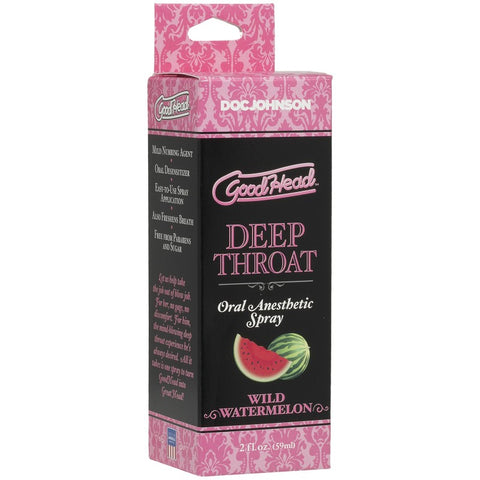 Doc Johnson GoodHead Deep Throat Spray 59ml - Wild Watermelon