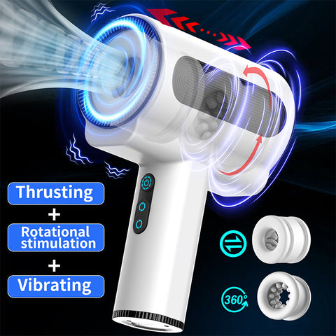 Hgod Thor II Automatic Telescopic & Rotation Oral Sex Male Masturbation Cup