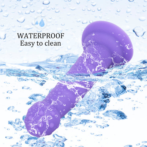 MD 7.08" Fantasy Realistic Dildo / Anal Plug - Purple