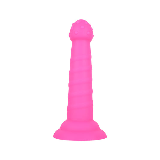 MD 7.08" Fantasy Realistic Dildo / Anal Plug - Rose