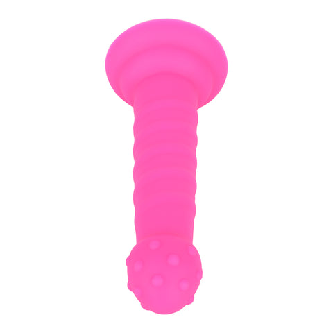 MD 7.08" Fantasy Realistic Dildo / Anal Plug - Rose