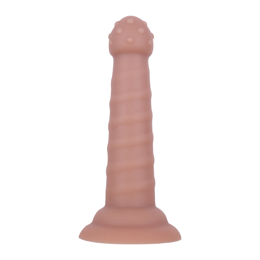 MD 7.08" Fantasy Realistic Dildo / Anal Plug - Brown