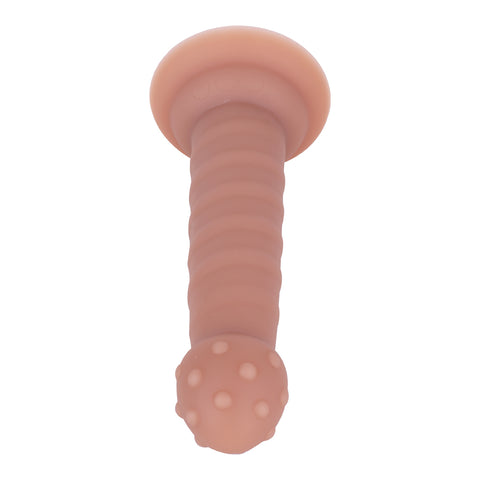 MD 7.08" Fantasy Realistic Dildo / Anal Plug - Brown