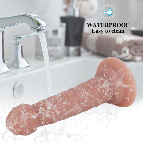 MD 7.08" Fantasy Realistic Dildo / Anal Plug - Brown