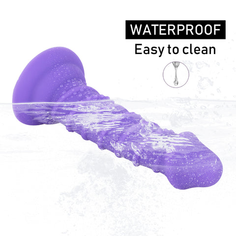 MD 7.48" Fantasy Realistic Dildo / Anal Plug - Purple