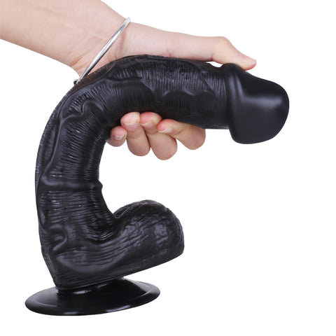 MD Safi 11.02" Giant Super Realistic Dildo - Black