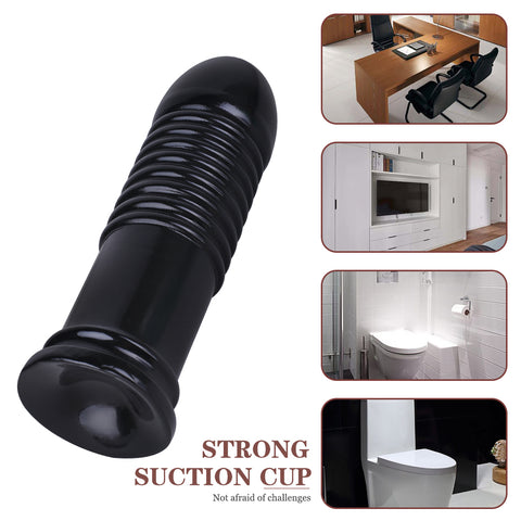 MD 8.07'' Giant Anal Plug Dildo - Black