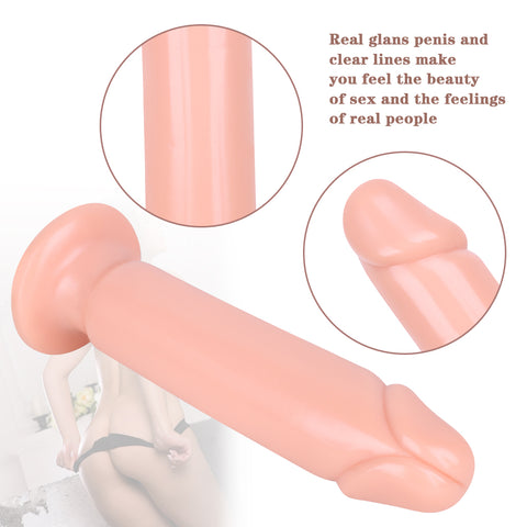 MD 9.06" Missile XL Realistic Dildo / Anal Plug - Flesh