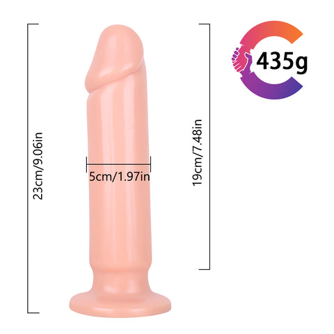 MD 9.06" Missile XL Realistic Dildo / Anal Plug - Flesh