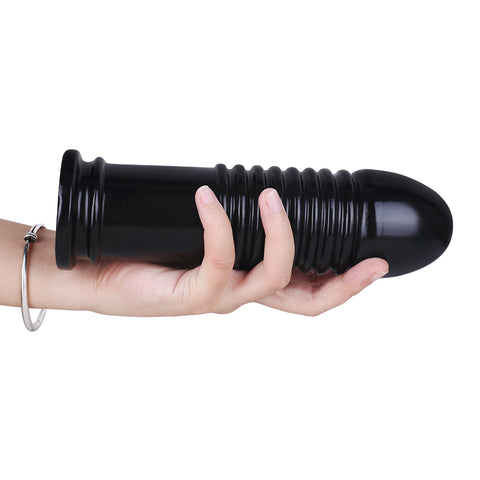 MD 8.07'' Giant Anal Plug Dildo - Black