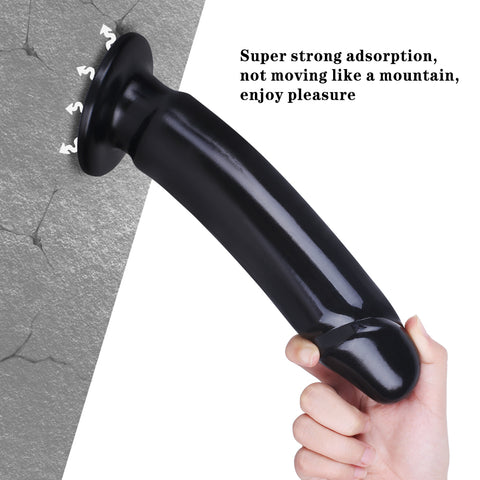 MD 9.06" Missile XL Realistic Dildo / Anal Plug - Black