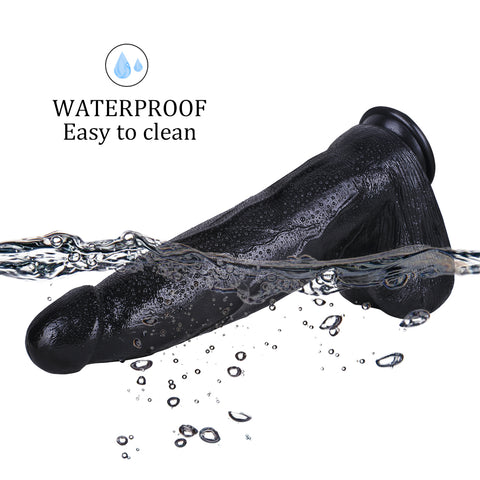 MD 13.39" Monster Realistic Dildo - Black