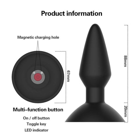 Magic Motion Equinox App Control Vibrating Anal Plug Butt Plug