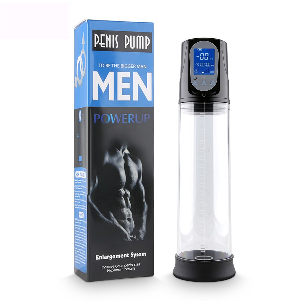 MEN POWERUP Auto Vacuum Enlargement System Penis Pump