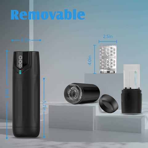 Toyschool Telescopic Male Masturbation Cup - Rotating & Sucking